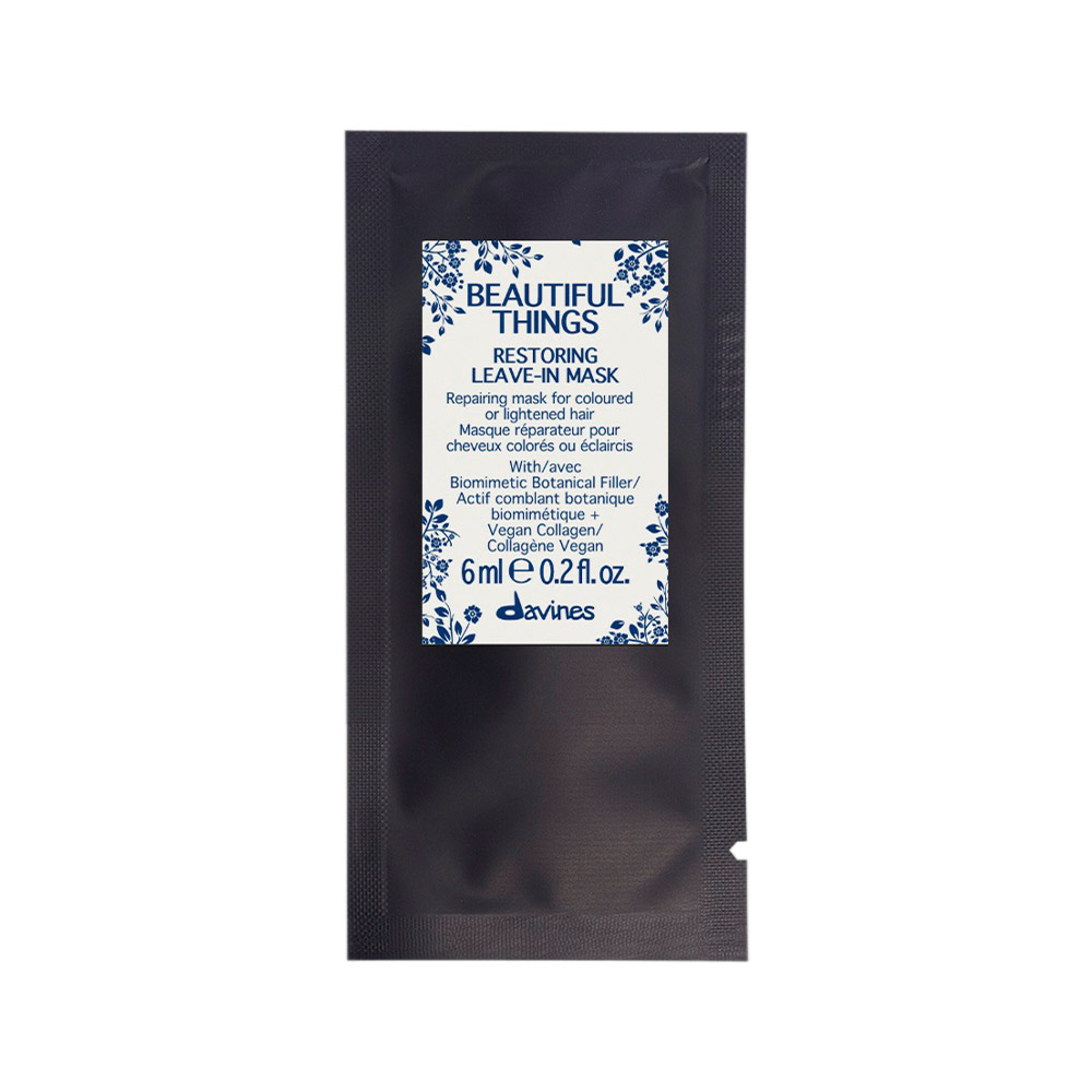 10090037 Davines Beautiful Things Restoring Leave-In Mask - Sachets