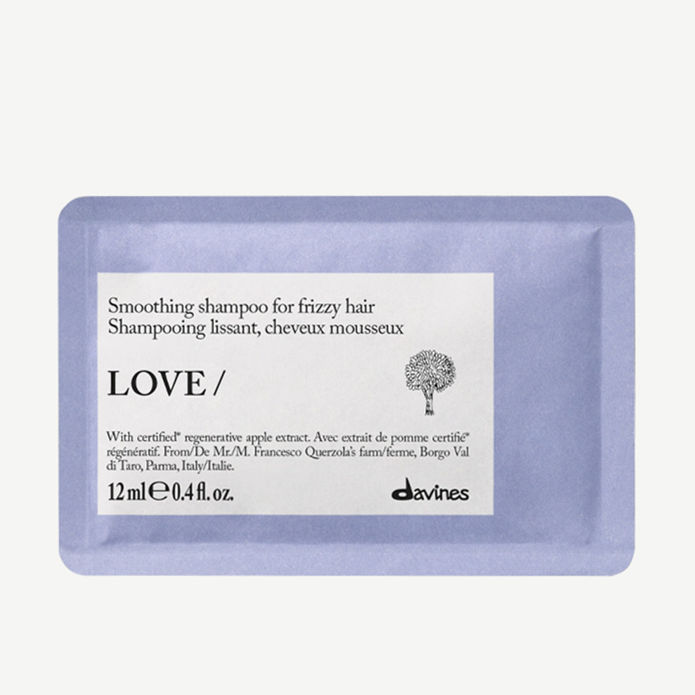 Davines LOVE Smoothing Shampoo Sachet - 12x12ml