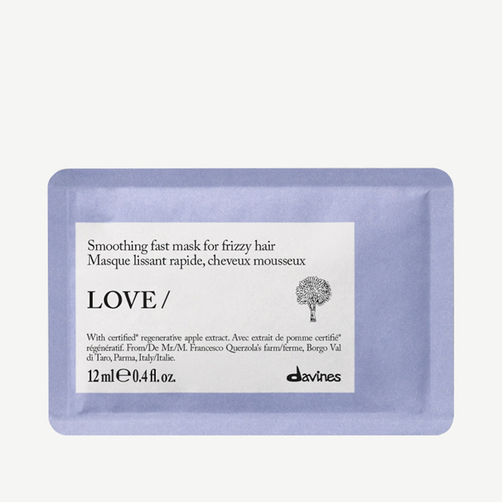 Davines LOVE Smoothing Instant Mask Sachet - 12x12ml