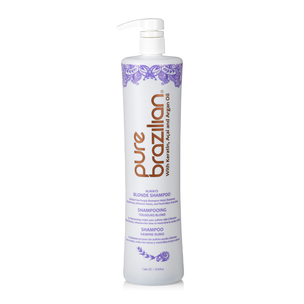 Pure Brazilian Always Blonde Shampoo - Liter
