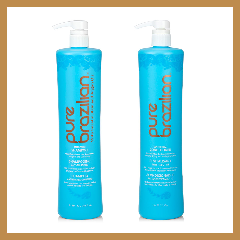 Pure Brazilian Anti-Frizz Liter Duo