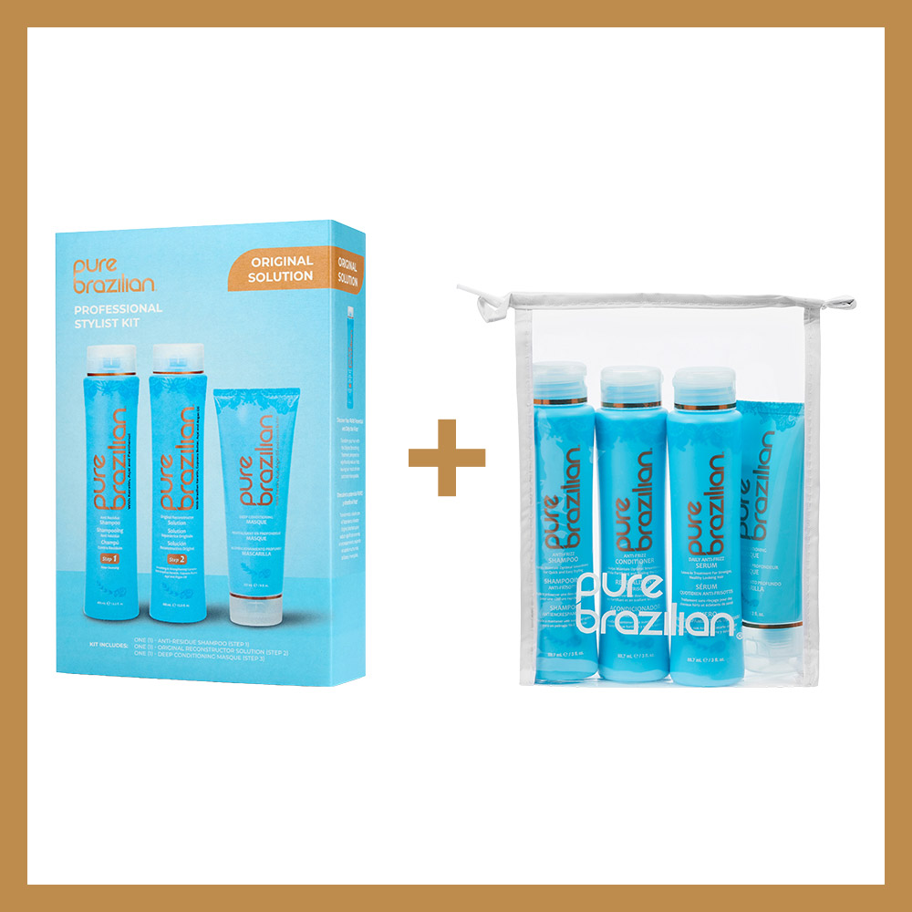 Pure Brazilian Stylist Kit + Home Care Promo - Original
