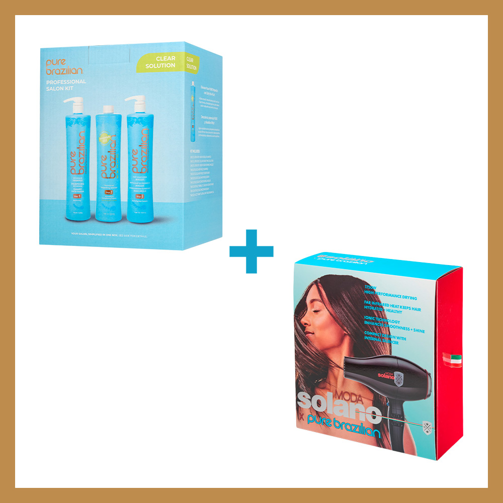 Pure Brazilian Free Dryer Promo - Clear
