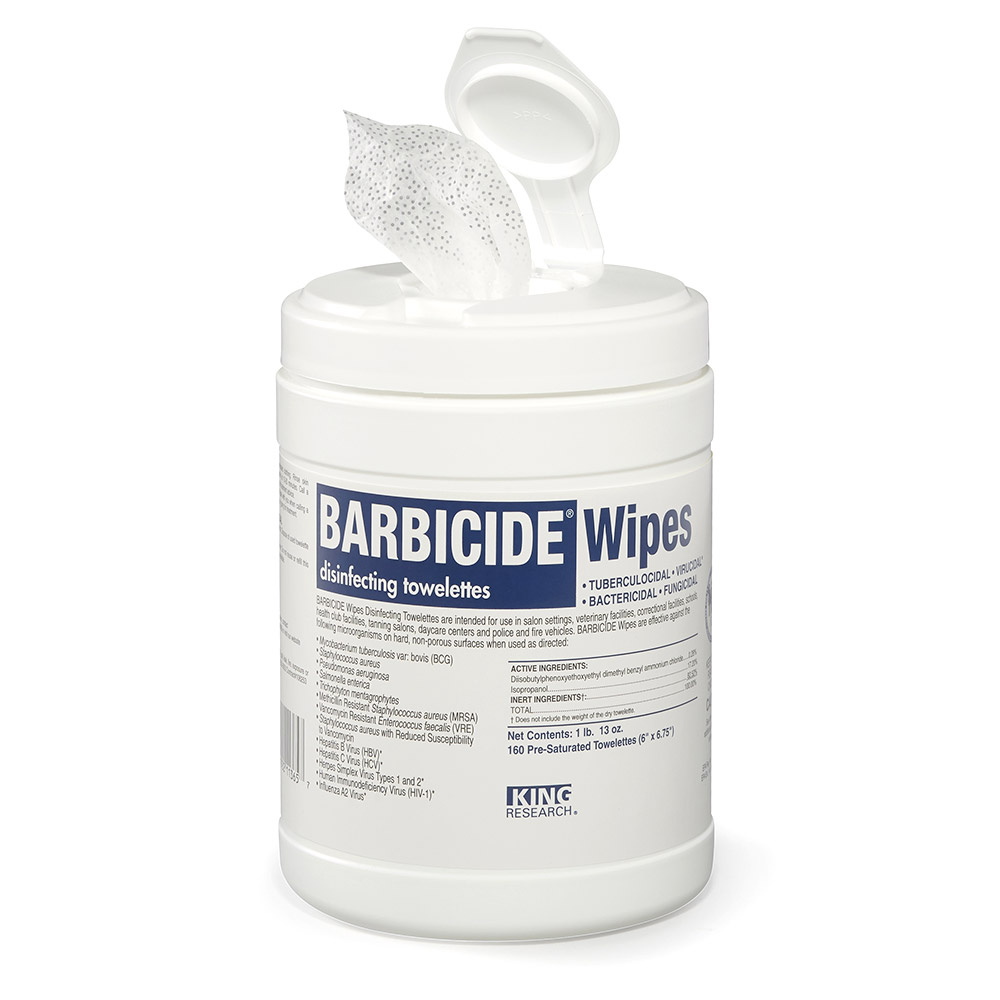 53222267 Barbicide Wipes - 160 CT