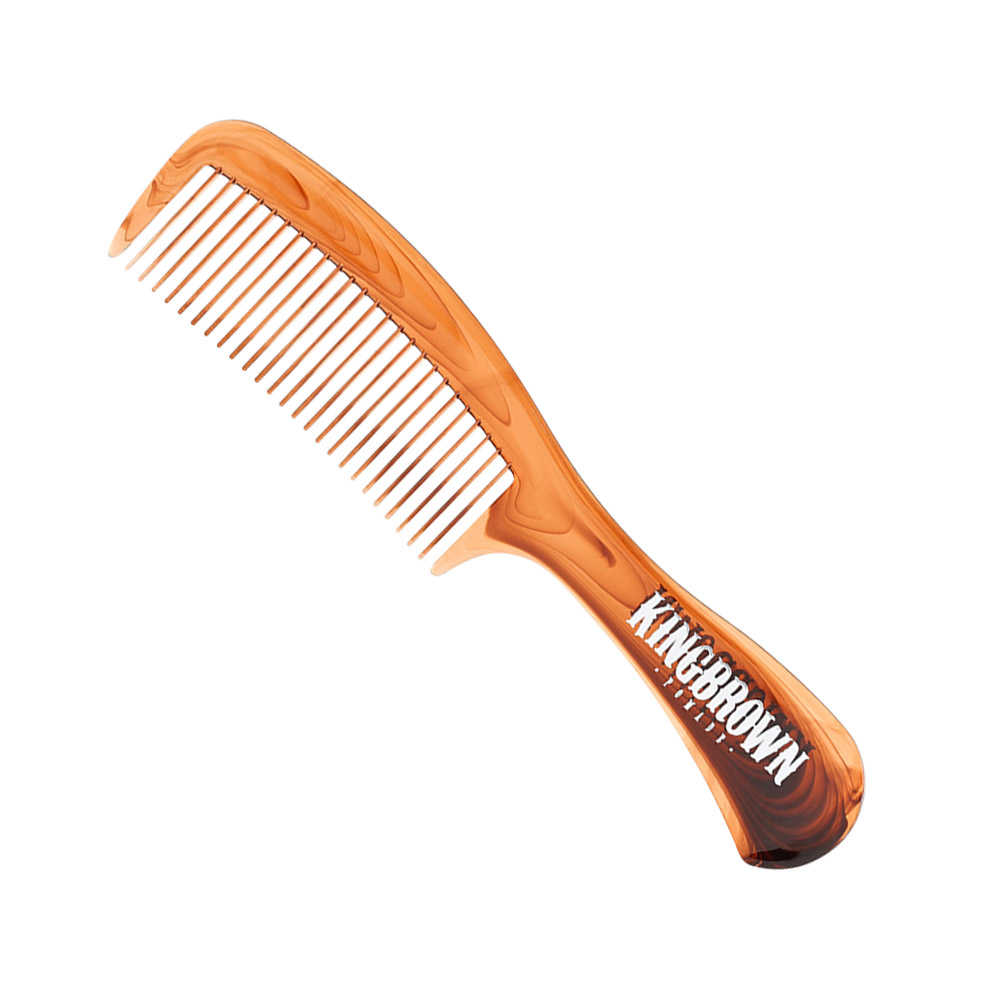 King Brown Tort Handle Comb