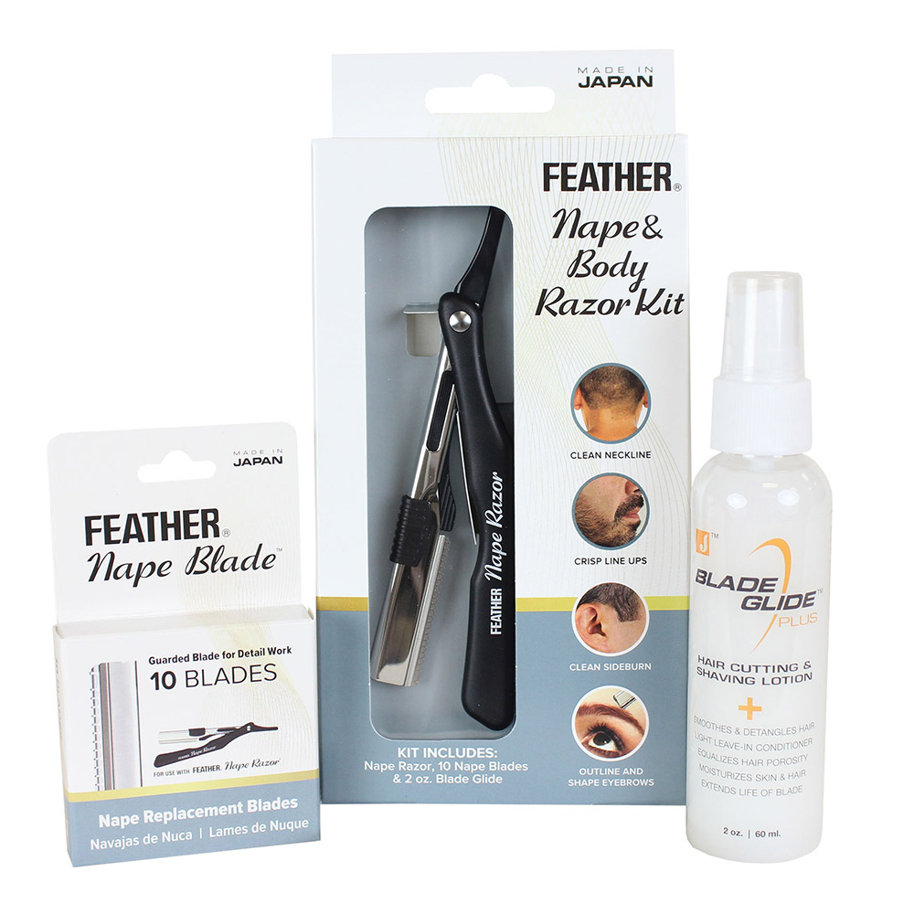 Jatai Feather Nape & Body Razor Kit