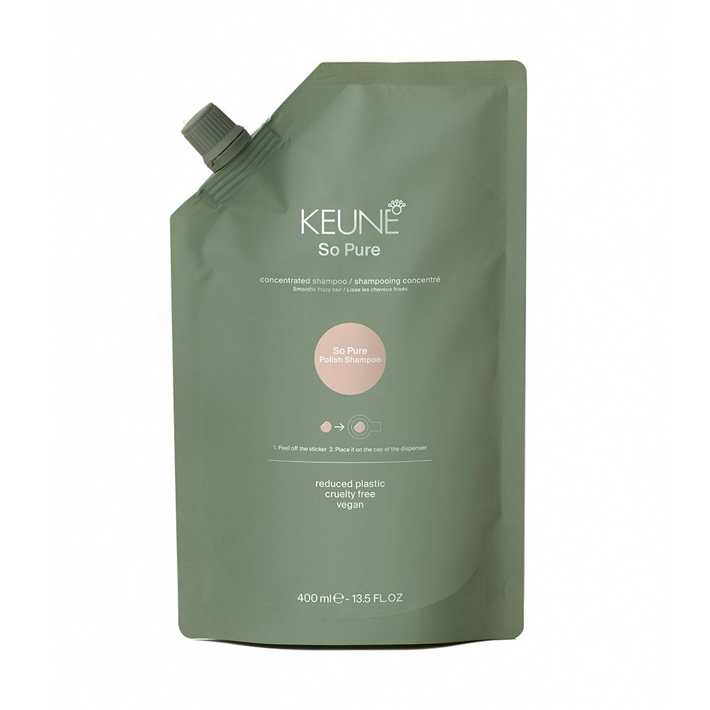 71043800 Keune So Pure Polish Shampoo Refill - 400ml