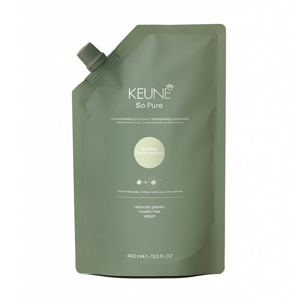 Keune So Pure Clarify Shampoo Refill - 400ml