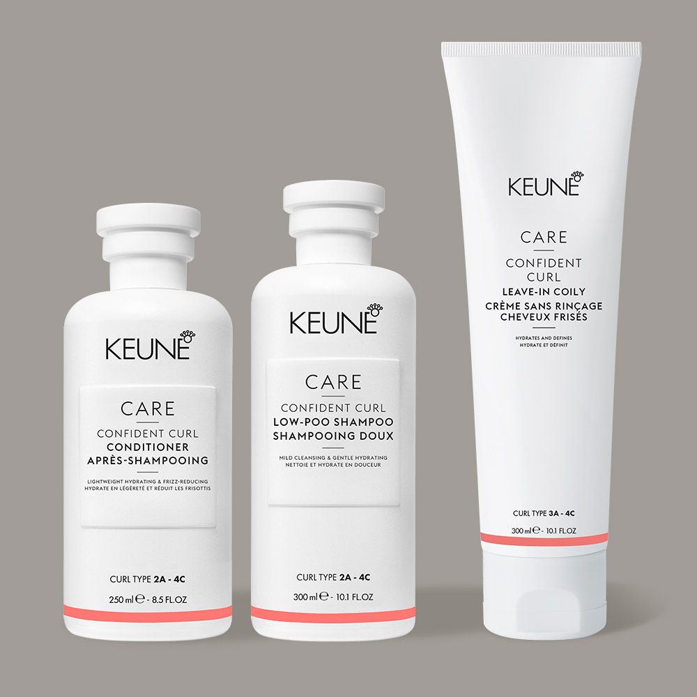 Keune Confident Curl Leave-In Kit - Coily