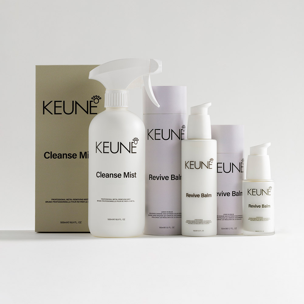 71100144 Keune Cleanse Mist + Revive Balm Launch Kit
