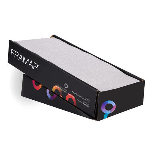 Framar Foil - Embossed PreCut Silver