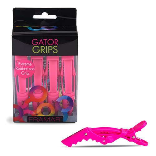 Framar Gator Grips Pink 4pk
