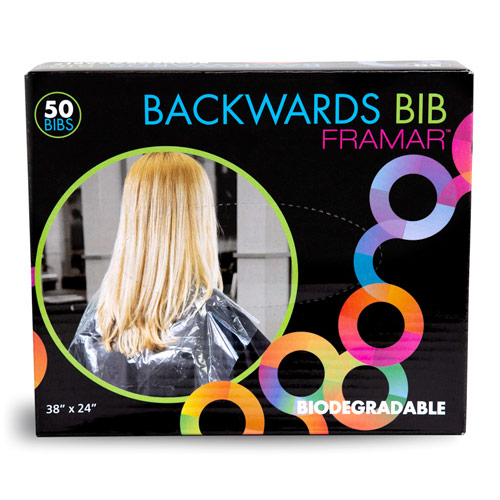 Framar Backwards Bib - Clear
