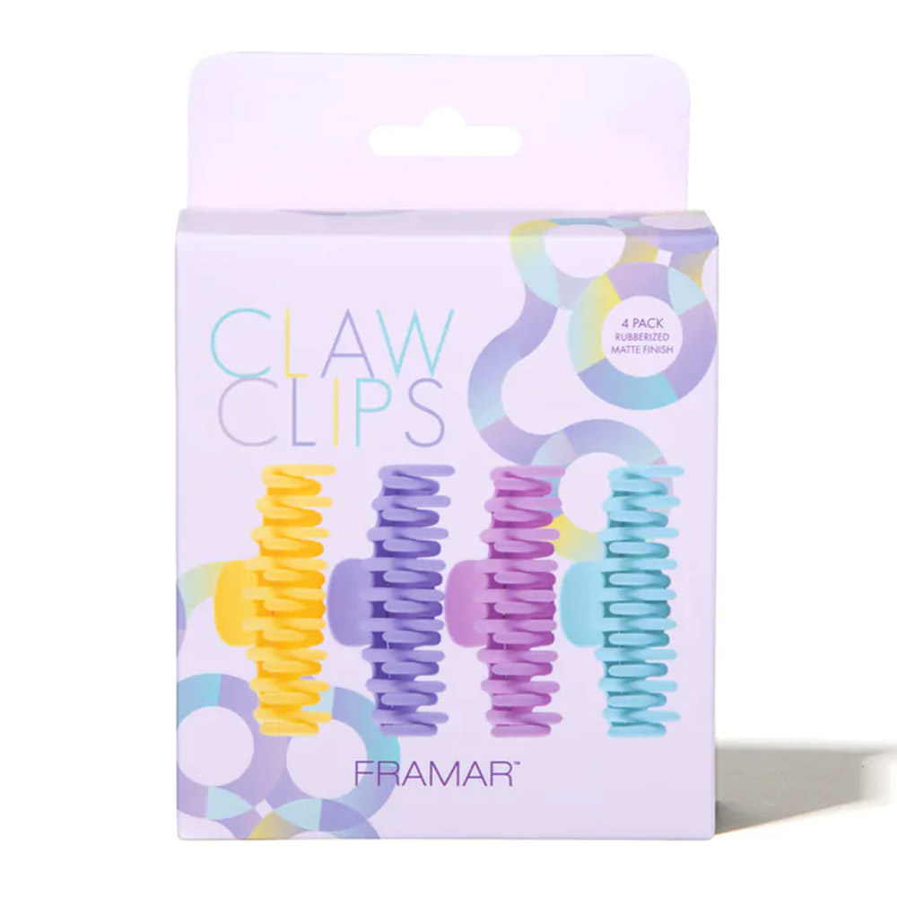 78080043 Framar Claw Clips - Pastel