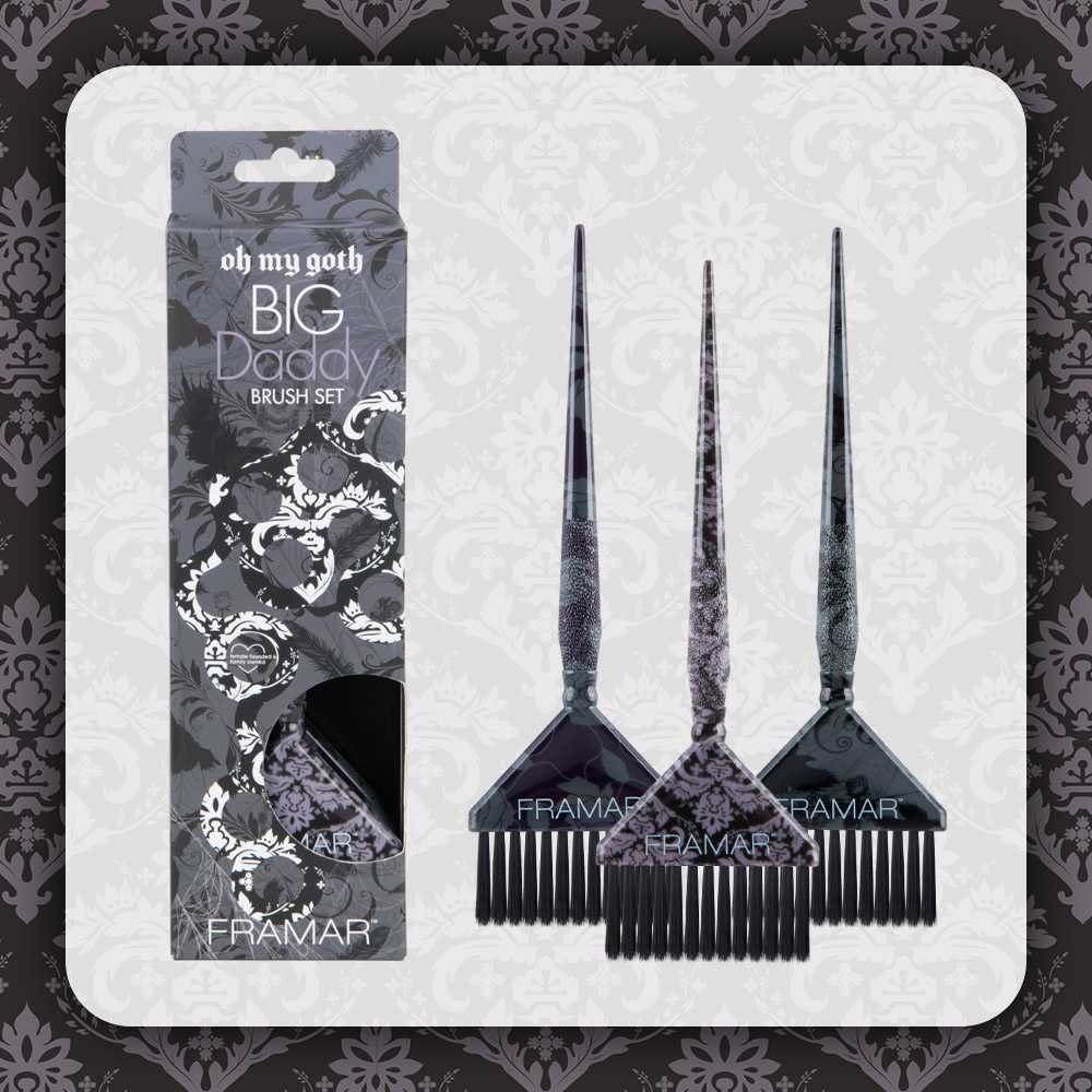 Framar Oh My Goth Big Daddy Brush Set