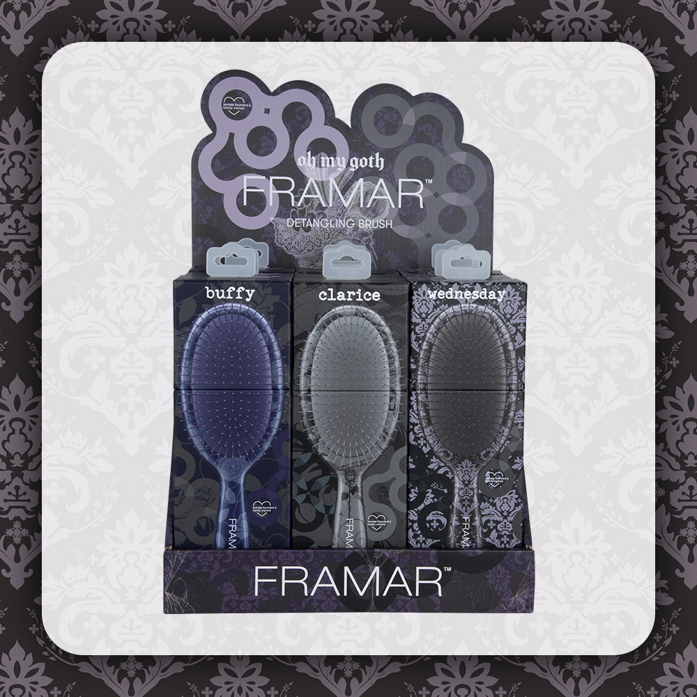 Framar Oh My Goth 9pc Brush Display