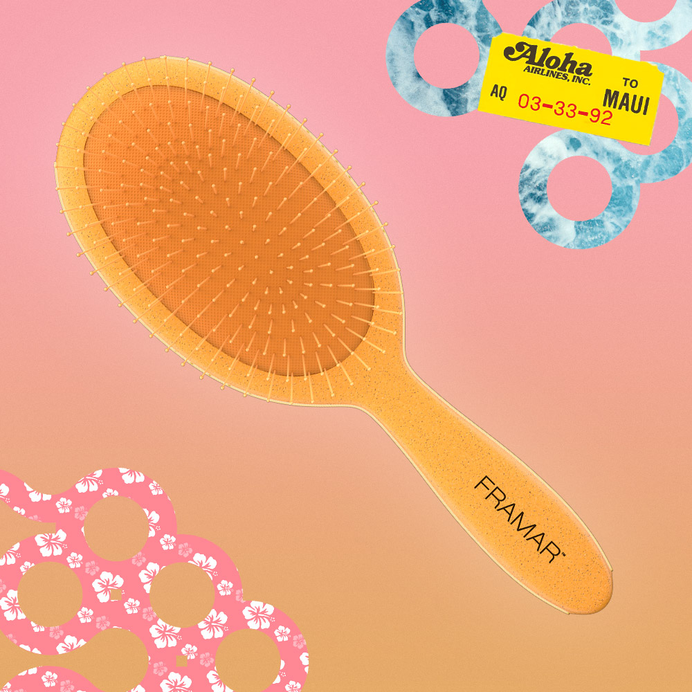 78100098 Framar Baecation Detangle Brush - Sand