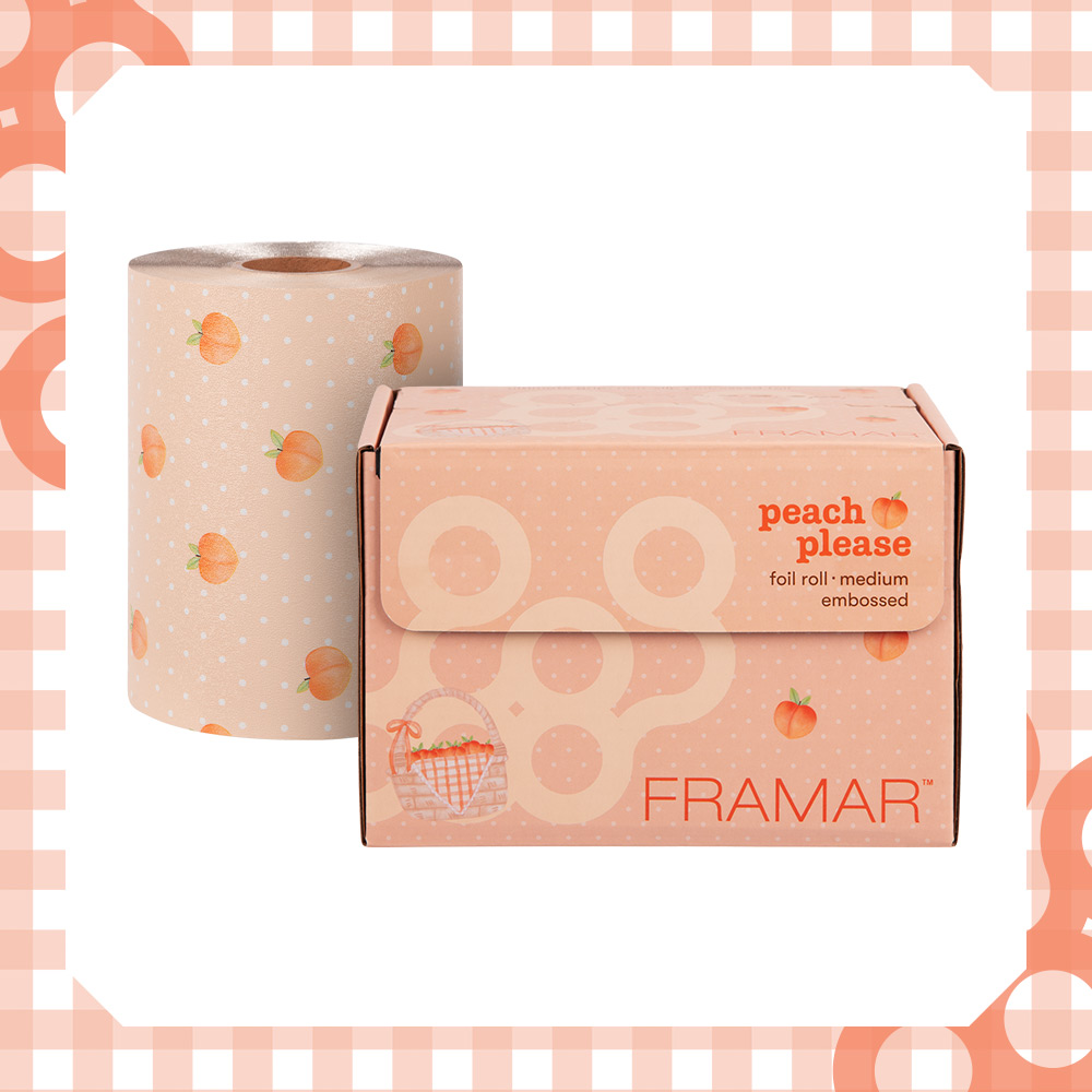 Framar Peach Please - Embossed Roll