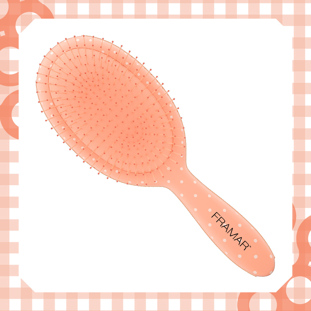 Framar Peach Please Detangle Brush - Dottie