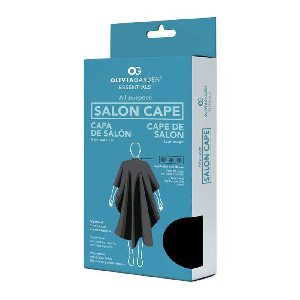 80152000 Olivia Garden Chemical Cape - Black