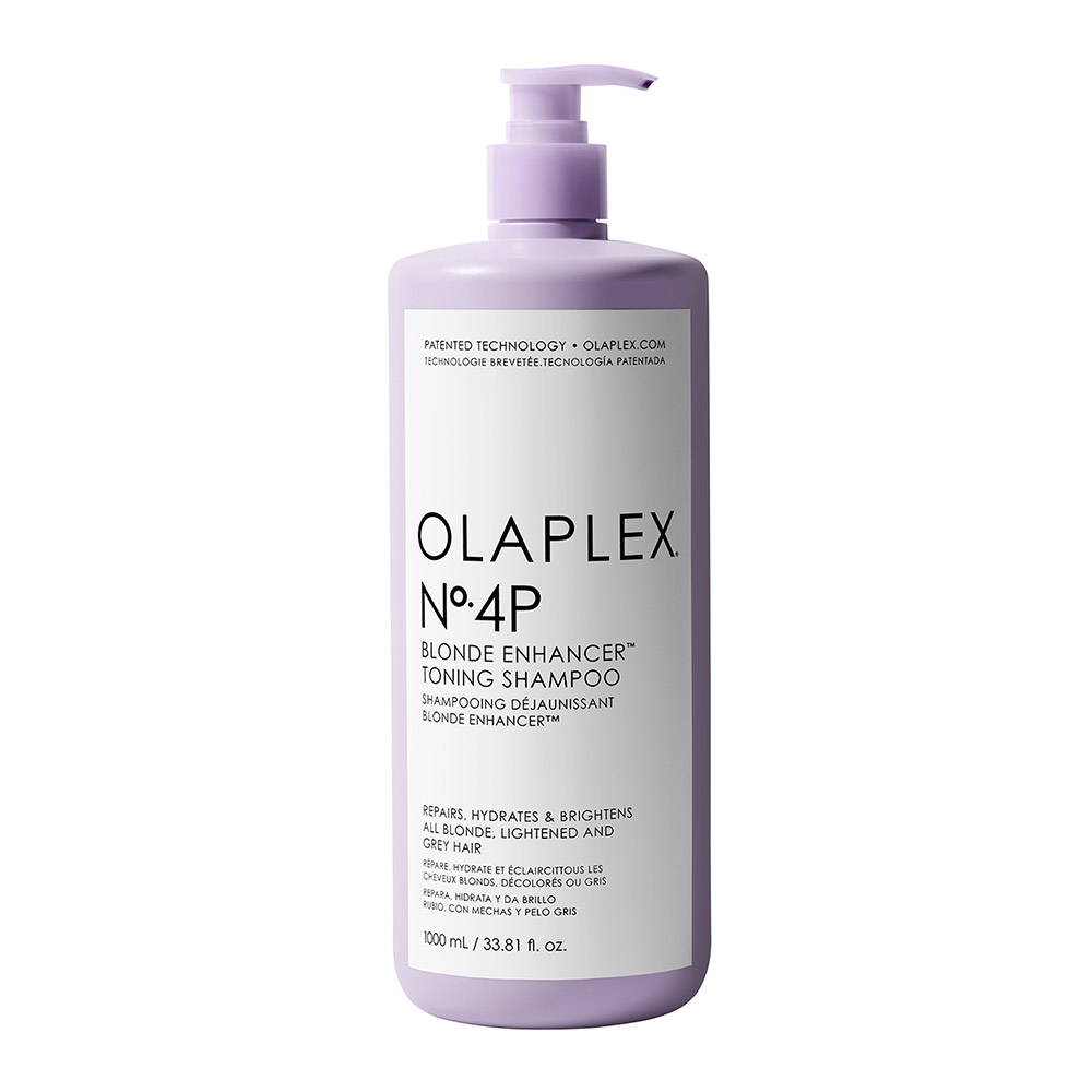 82040004 Olaplex No.4P Blonde Enhancer Toning Shampoo - Liter