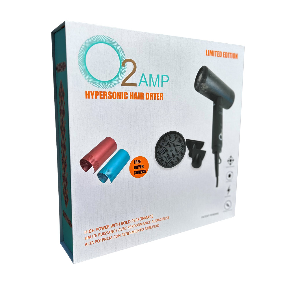 O2 AMP Hypersonic Hair Dryer - Limited Edition Kit