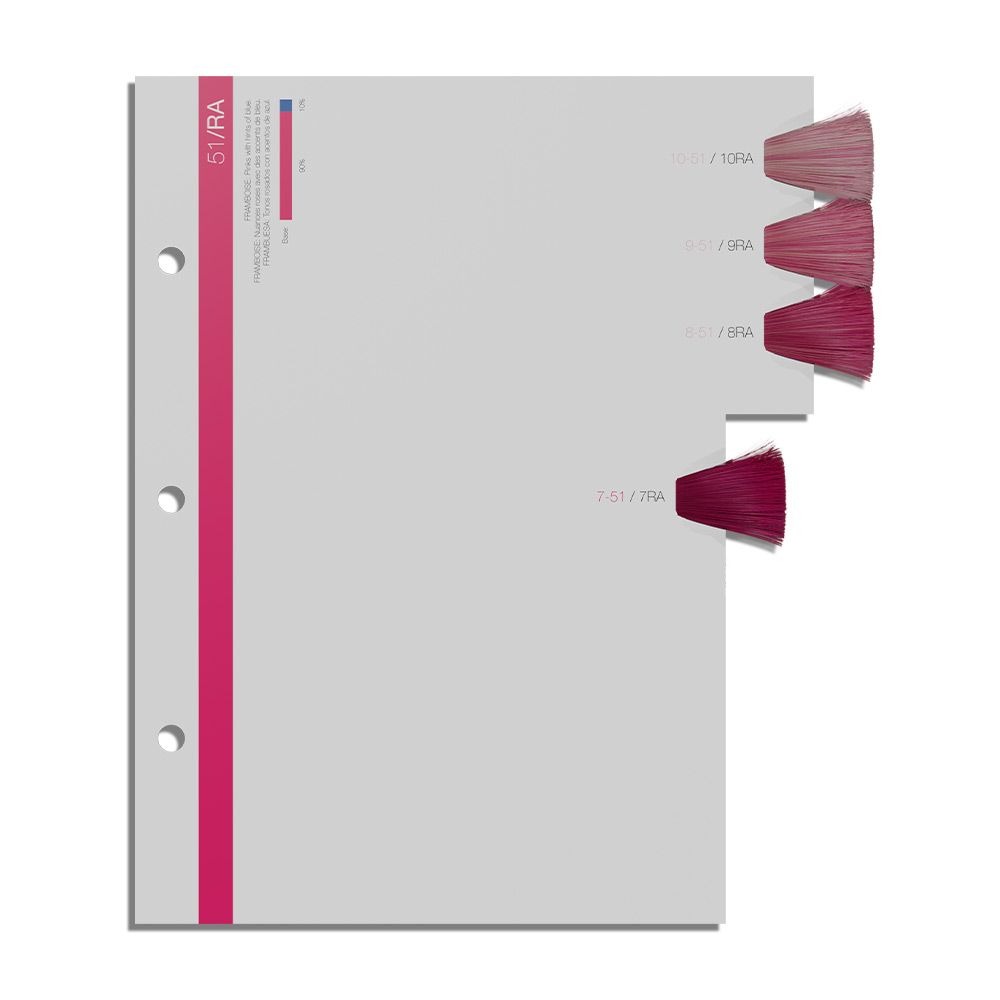 85130272 Oligo Calura Gloss 51/RA Series Swatch Sheet