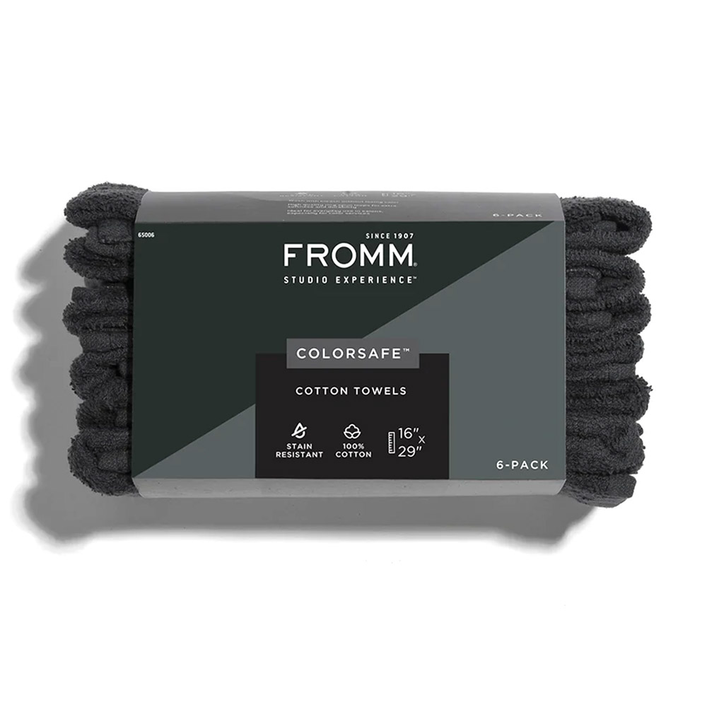 86061009 Fromm ColorSafe Towels - Black