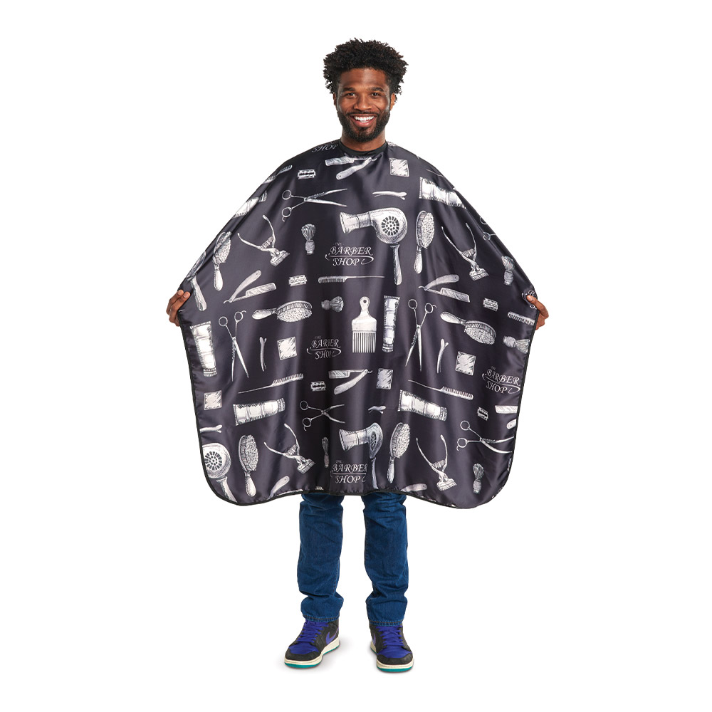 Scalpmaster Barber Print Styling Cape