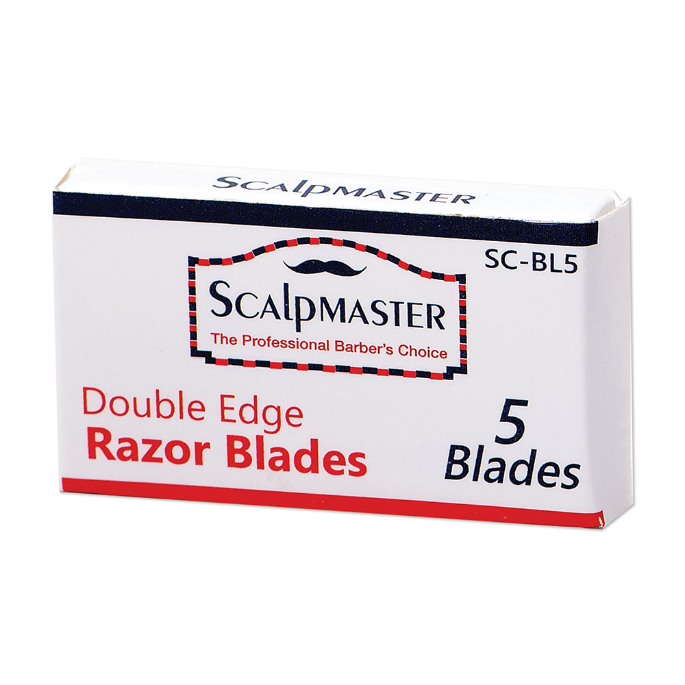 Scalpmaster Double Edge Stainless Steel Blades