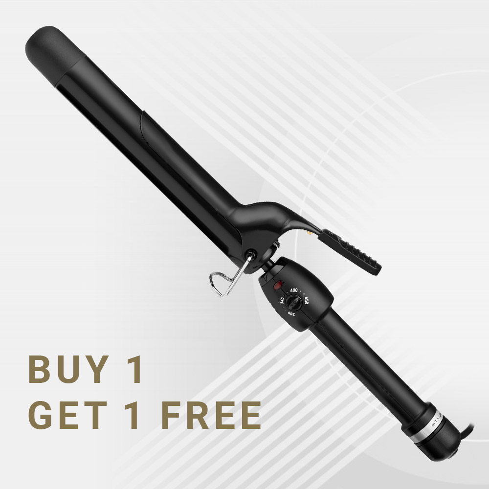 StyleCraft Stay-Temp Extended Barrel Curling Iron BOGO Deal