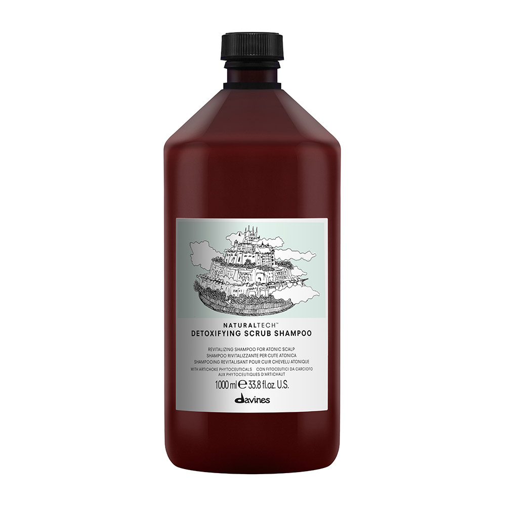 D/DETSH1000 Davines NaturalTech Detoxifying Scrub Shampoo - 1000ml