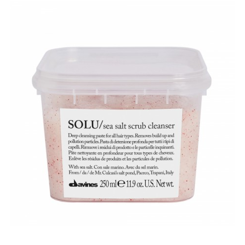 Davines SOLU Sea Salt Scrub Cleanser - 250ml