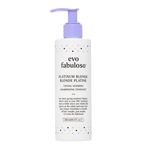 14042001 evo Fabuloso Platinum Blonde Toning Shampoo - 250ml