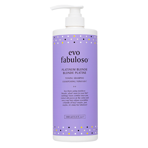 evo Fabuloso Platinum Blonde Toning Shampoo - 1000ml