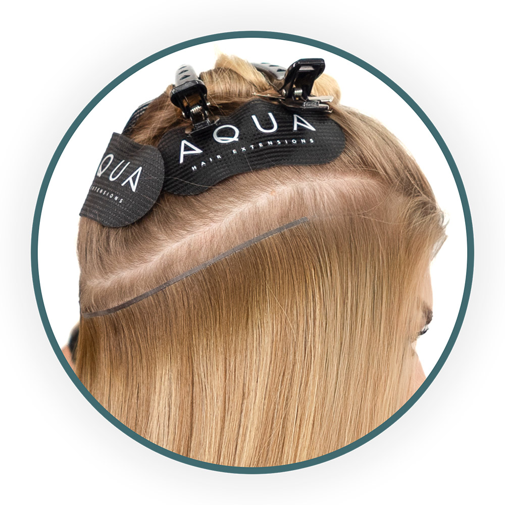 AQU/TIWEFT22 AQUA Tape In Weft Extensions 22”