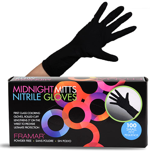 Framar Midnight Mitts Nitrile Gloves Small