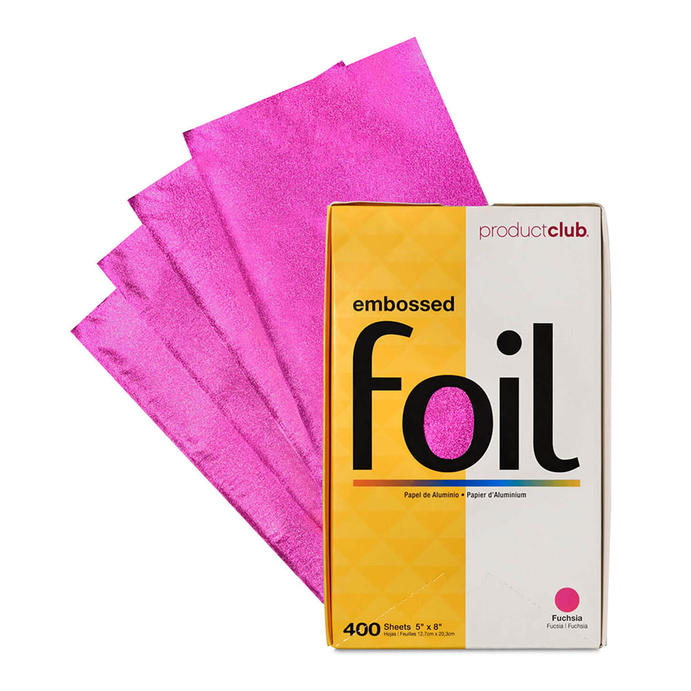 PC/FFUCHSIA Product Club Embossed Pre-cut Foil - Fuchsia